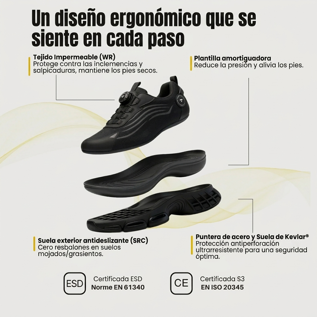 CoreStrideX MAX ONE S3: Seguridad y comodidad 12h sin parar
