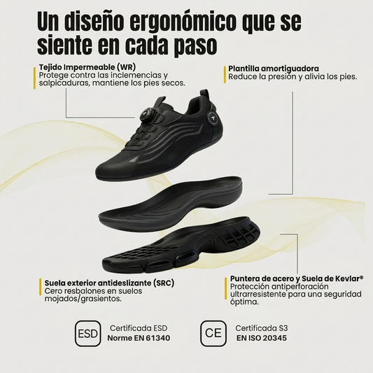 CoreStrideX MAX ONE S3: Seguridad y comodidad 12h sin parar